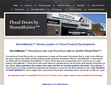 Tablet Screenshot of flooddoor.co.uk